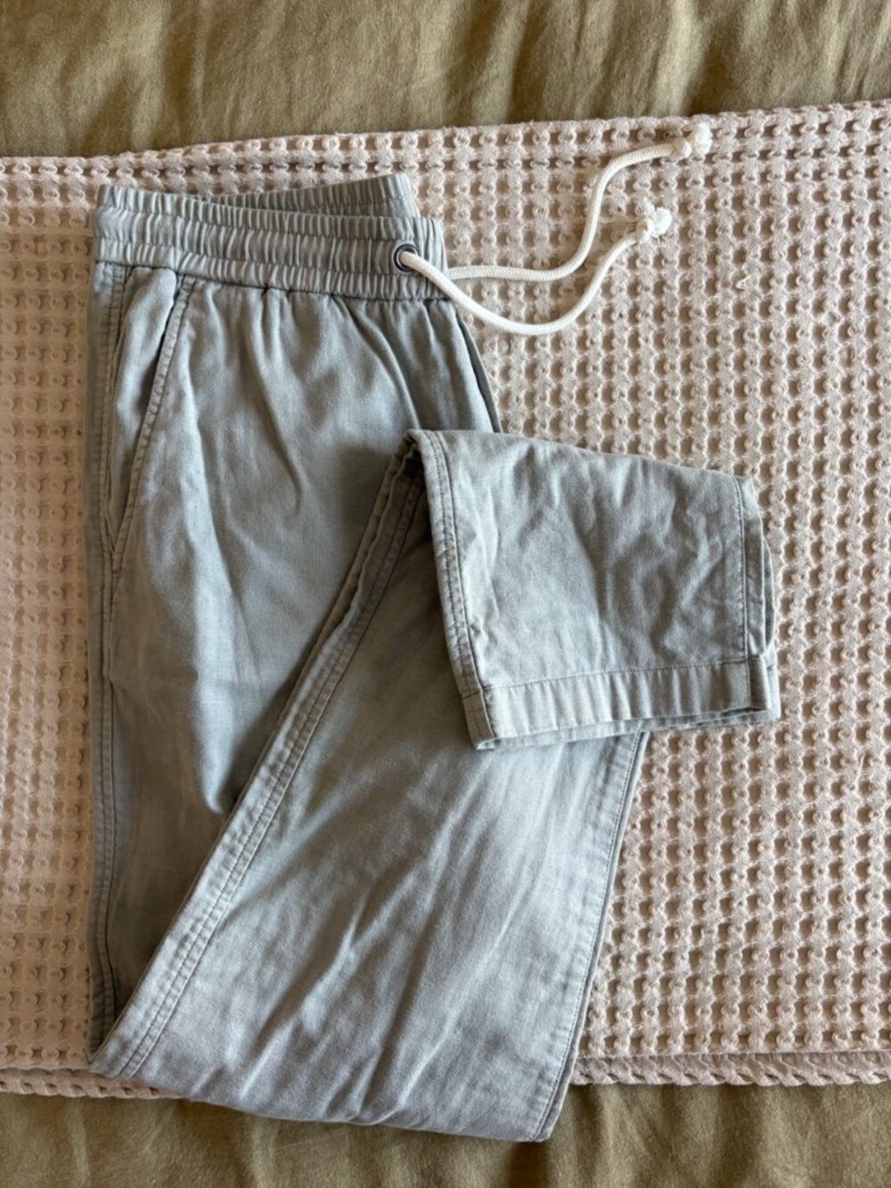 Marine Layer Men's Tan Saturday Beach Pant - Medium Tall